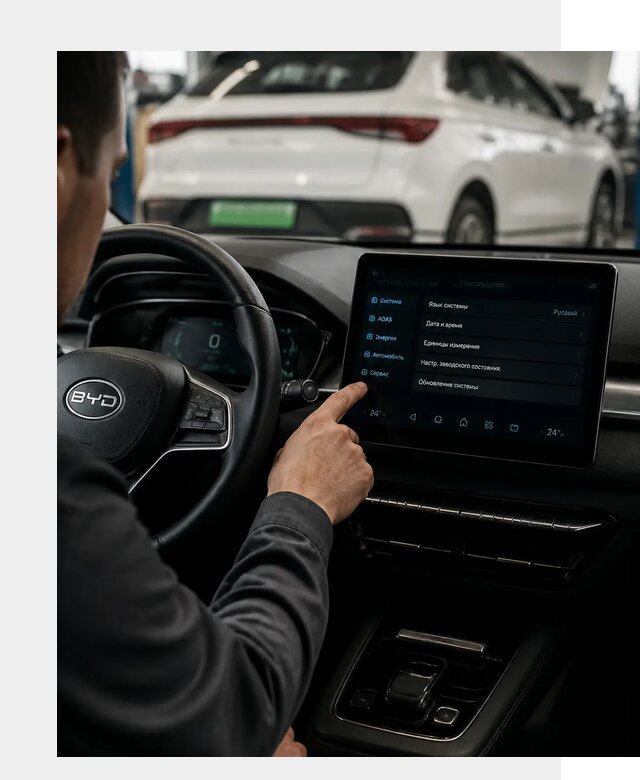 Русификация BYD E2 в Ульяновске от 15325 р. | ФастМобиль-Улн под ключ