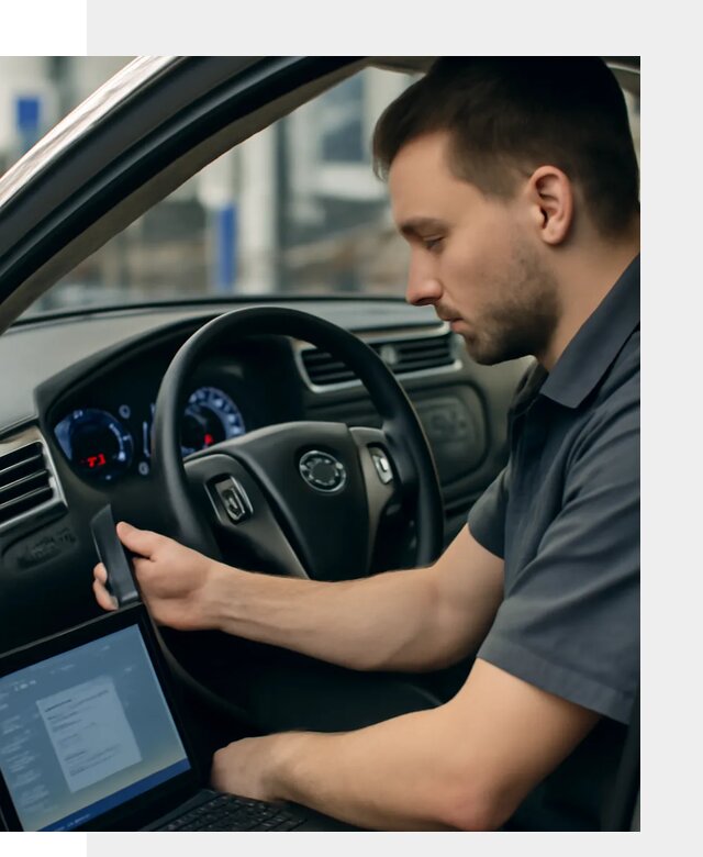 Русификация приборной панели Nissan для авто в Ульяновске
